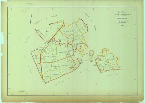 Blaru - Plans du cadastre remembré