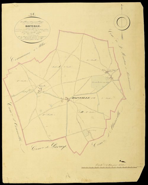 Boinville-le-Gaillard - Plans de l’Administration du cadastre