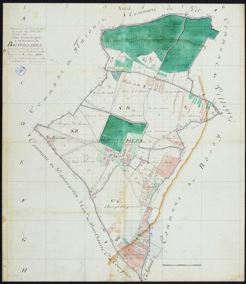 Boinvilliers - Plan géométrique