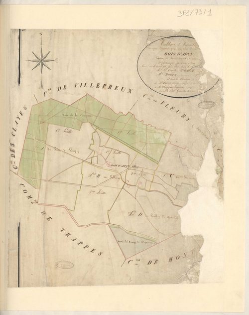 Bois-d'Arcy - Plans de la Préfecture de Seine-et-Oise
