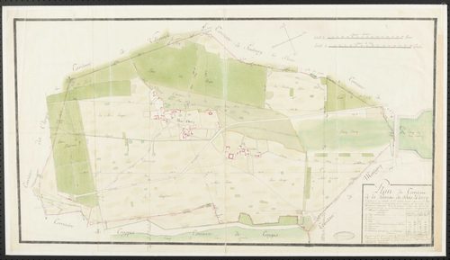 Bois-d'Arcy - Plan d'intendance de la paroisse de Bois-d'Arcy