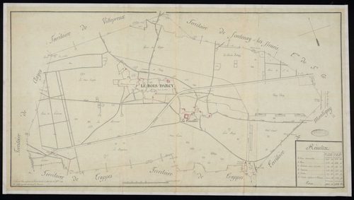 Bois-d'Arcy - Plan d'intendance de la paroisse de Bois-d'Arcy