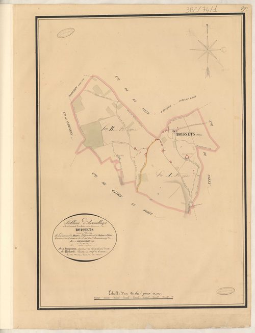 Boissets - Plans de la Préfecture de Seine-et-Oise