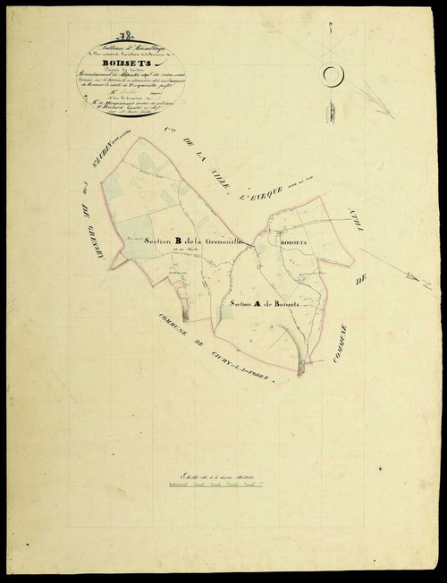 Boissets - Plans de l’Administration du cadastre