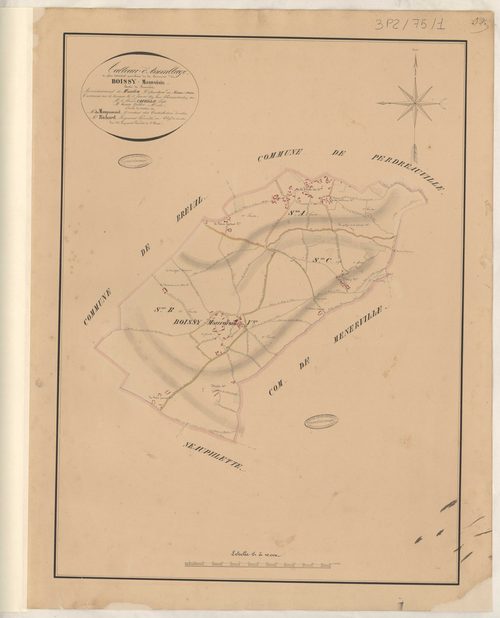 Boissy-Mauvoisin - Plans de la Préfecture de Seine-et-Oise