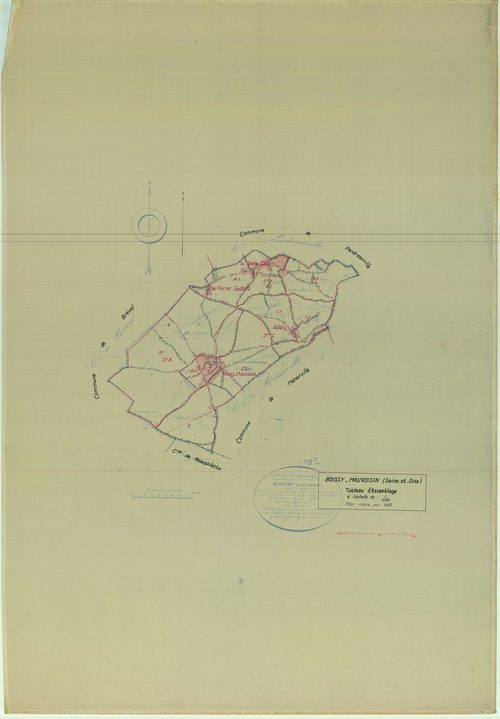 Boissy-Mauvoisin - Plans du cadastre rénové