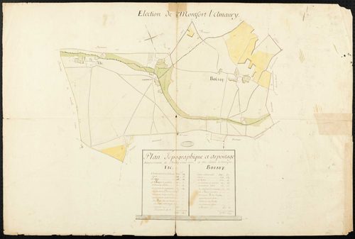 Boissy-sans-Avoir - Plan d'intendance de la paroisse de Boissy-sans-Avoir