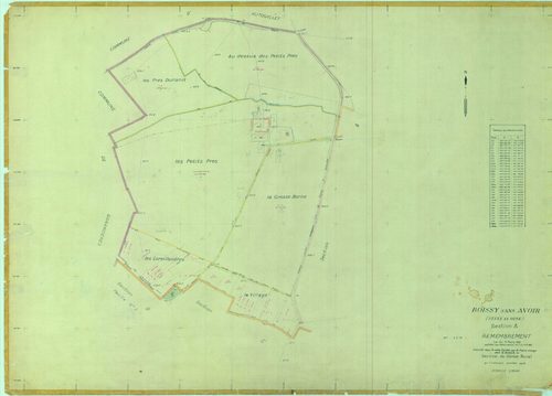 Boissy-sans-Avoir - Plans du cadastre remembré