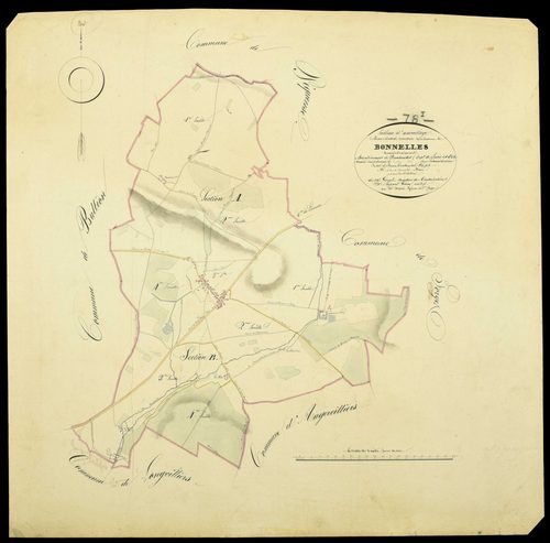 Bonnelles - Plans de l’Administration du cadastre