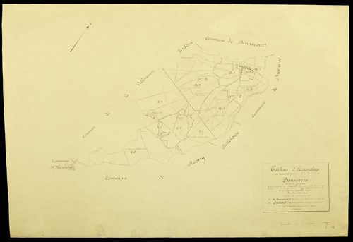 Bonnières-sur-Seine - Plans de l’Administration du cadastre