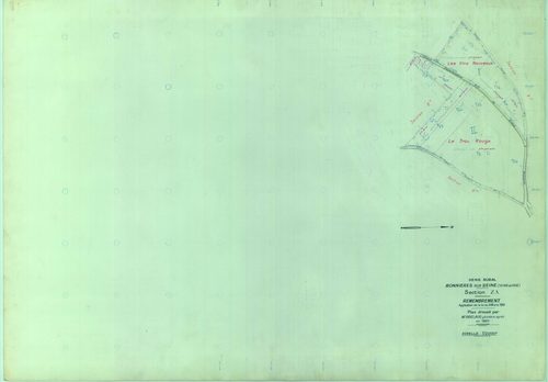 Bonnières-sur-Seine - Plans du cadastre remembré