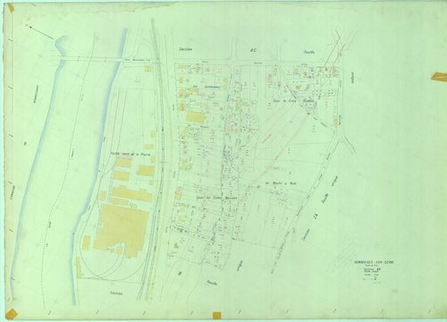 Bonnières-sur-Seine - Plans du cadastre révisé