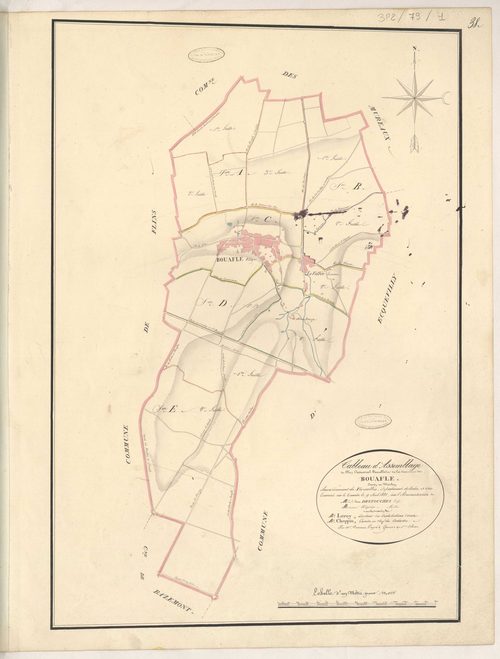 Bouafle - Plans de la Préfecture de Seine-et-Oise