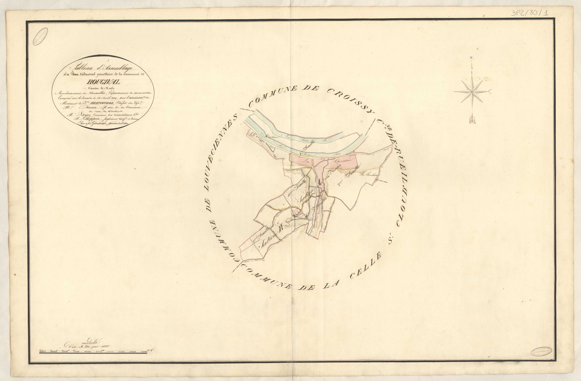 Bougival - Plans de la Préfecture de Seine-et-Oise