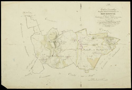 Bourdonné - Plans de l’Administration du cadastre