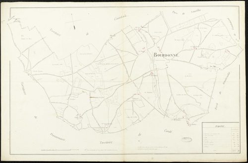 Bourdonné - Plan d'intendance de la paroisse de Bourdonné