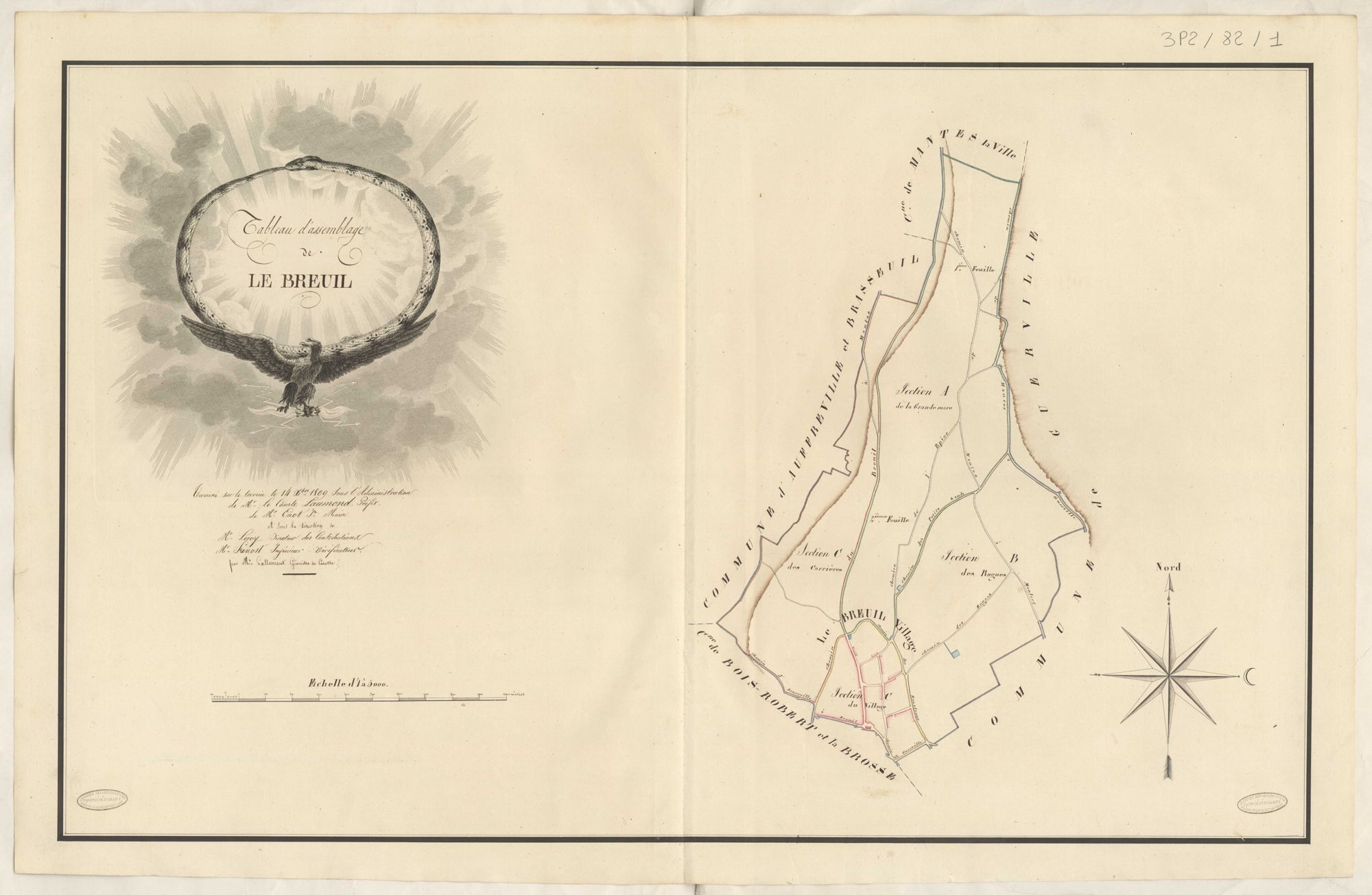 Breuil-Bois-Robert - Plans de la Préfecture de Seine-et-Oise