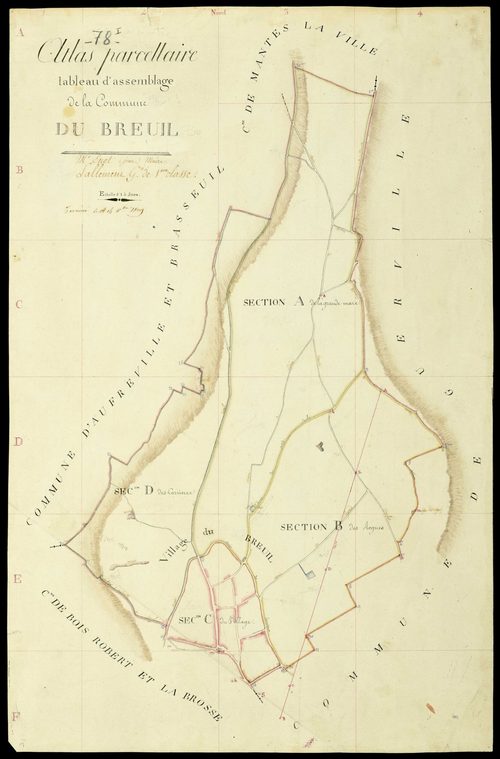 Breuil-Bois-Robert - Plans de l’Administration du cadastre