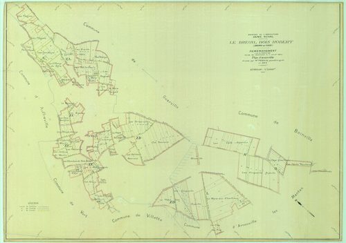 Breuil-Bois-Robert - Plans du cadastre remembré