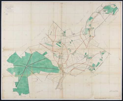 Bréval - Plan géométrique
