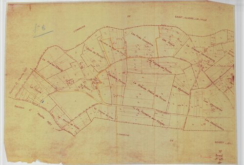 Bréval - Plans du cadastre remembré