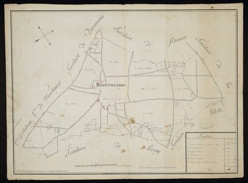 Brueil-en-Vexin - Plan d'intendance de la paroisse de Brueil-en-Vexin