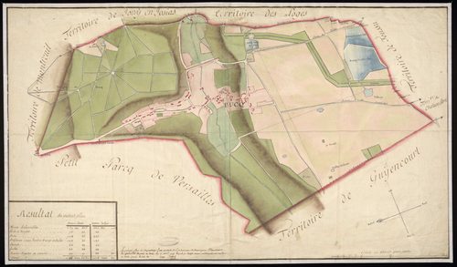 Buc - Plan d'intendance de la paroisse de Buc