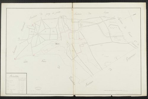 Buc - Plan d'intendance de la paroisse de Buc