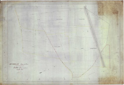 Buchelay - Plans du cadastre rénové