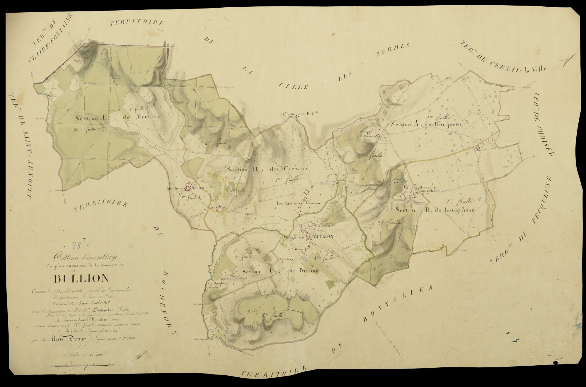 Bullion - Plans de l’Administration du cadastre
