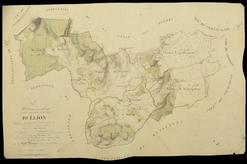 Bullion - Plans de l’Administration du cadastre