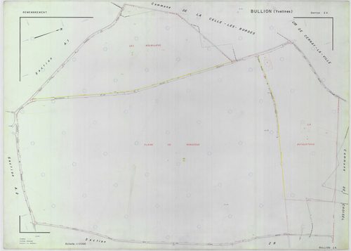 Bullion - Plans du cadastre remembré