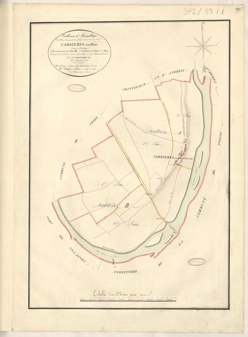 Carrières-sous-Poissy - Plans de la Préfecture de Seine-et-Oise
