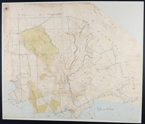 La Celle-les-Bordes - Plan géométrique