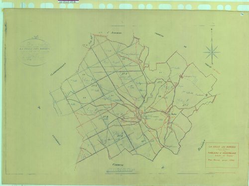 La Celle-les-Bordes - Plans du cadastre rénové