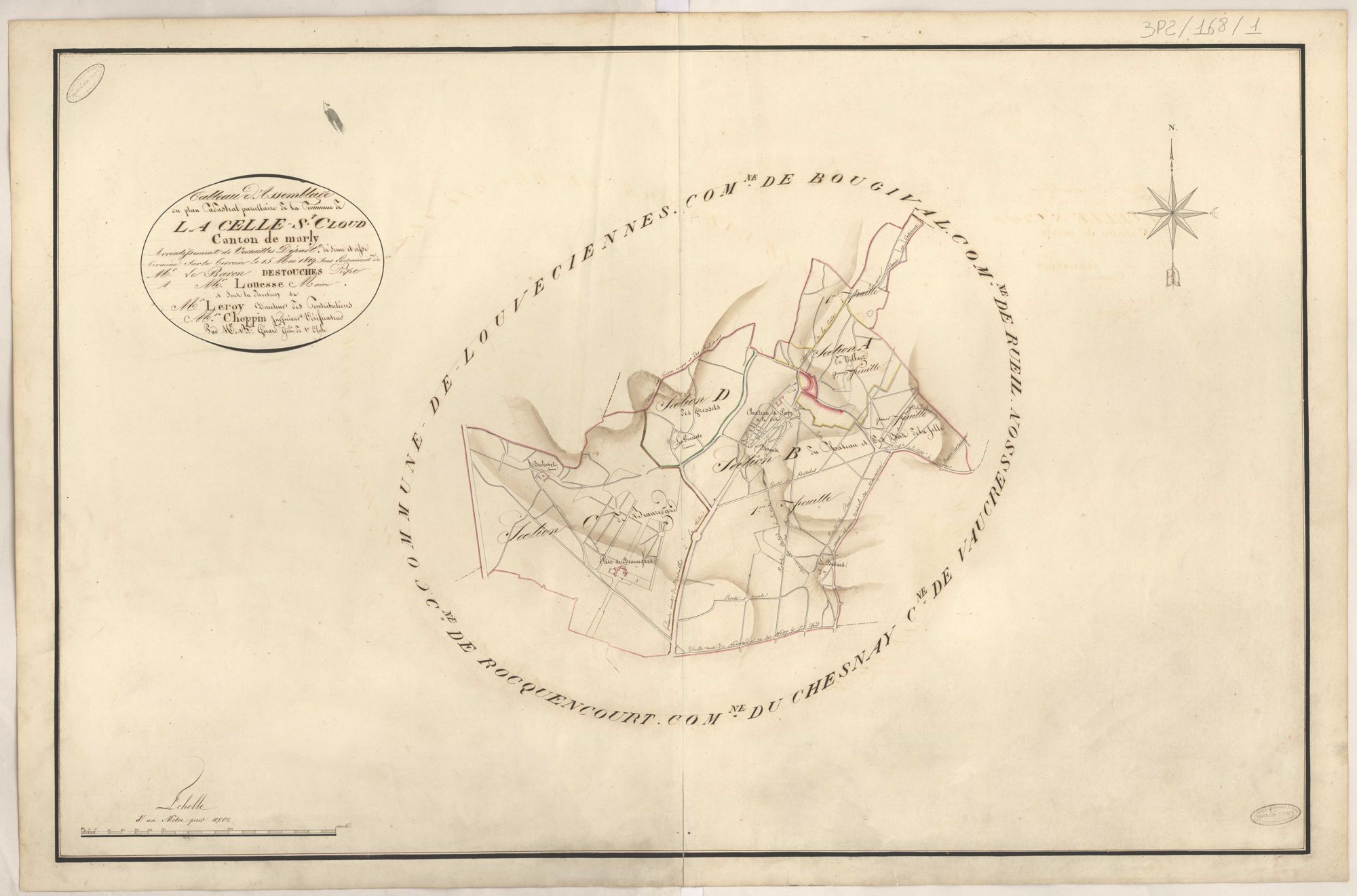 La Celle-Saint-Cloud - Plans de la Préfecture de Seine-et-Oise