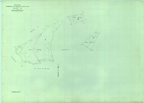 Cernay-la-Ville - Plans du cadastre remembré