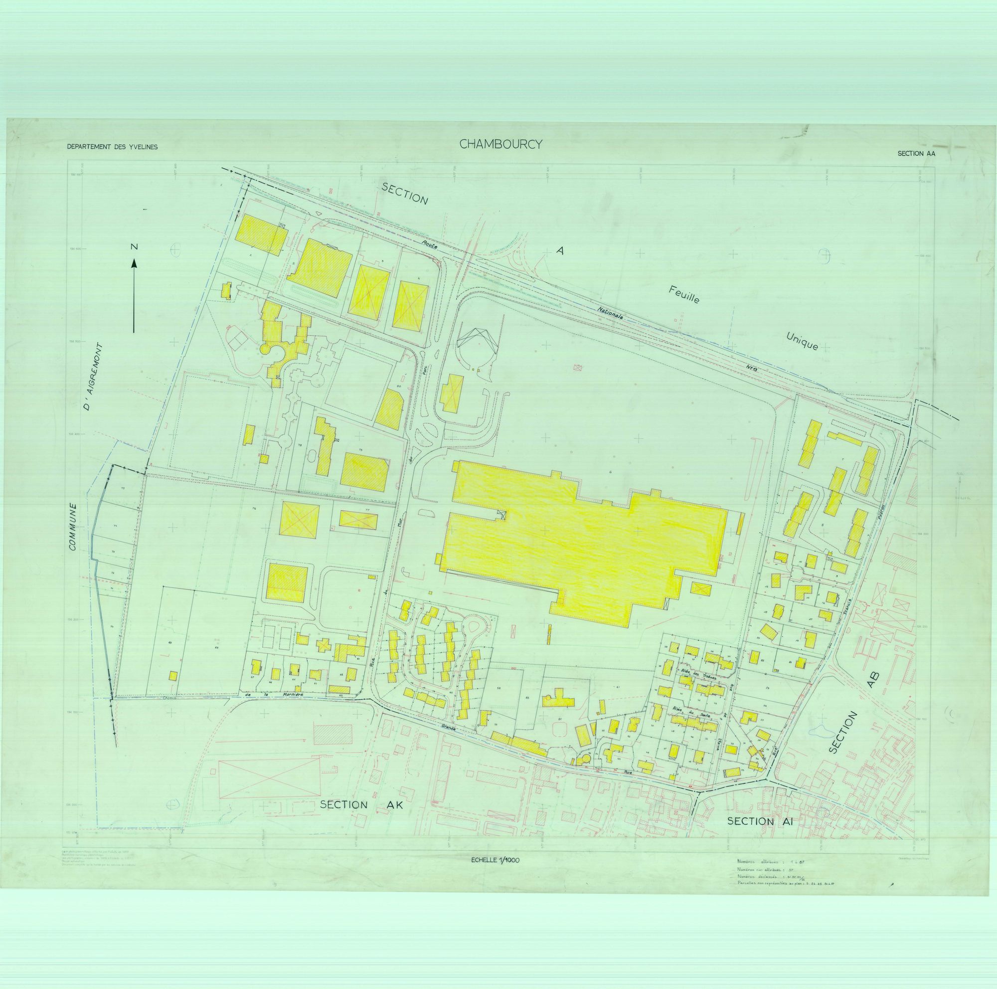 Chambourcy - Plans du cadastre révisé