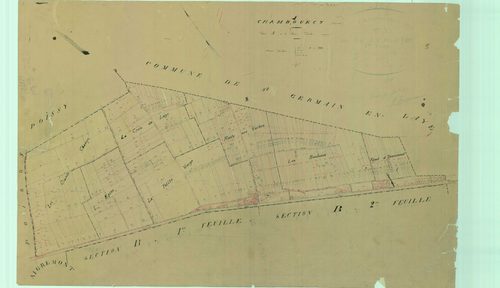 Chambourcy - Plans du cadastre rénové