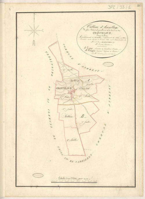 Chanteloup-les-Vignes - Plans de la Préfecture de Seine-et-Oise
