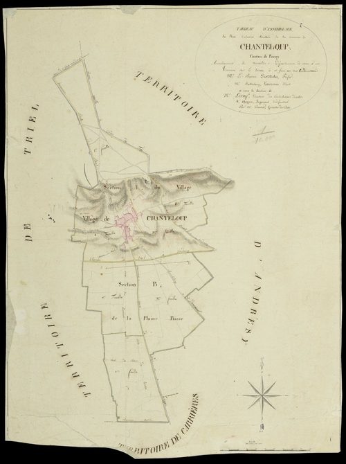 Chanteloup-les-Vignes - Plans de l’Administration du cadastre