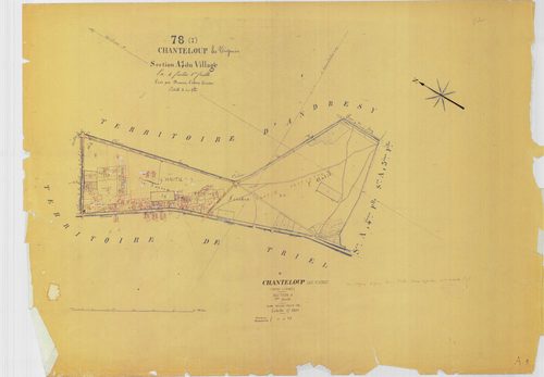 Chanteloup-les-Vignes - Plans du cadastre rénové