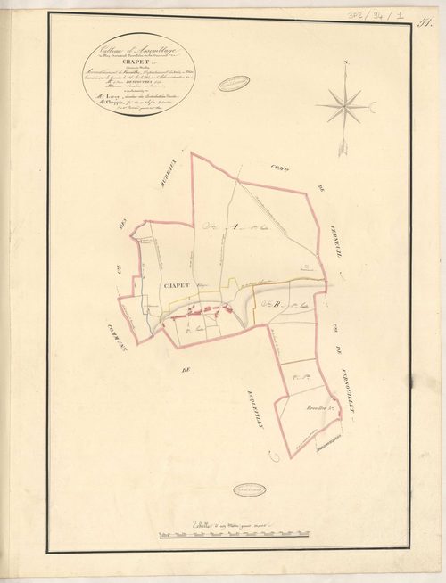 Chapet - Plans de la Préfecture de Seine-et-Oise