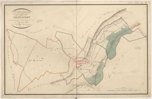 Châteaufort - Plans de la Préfecture de Seine-et-Oise