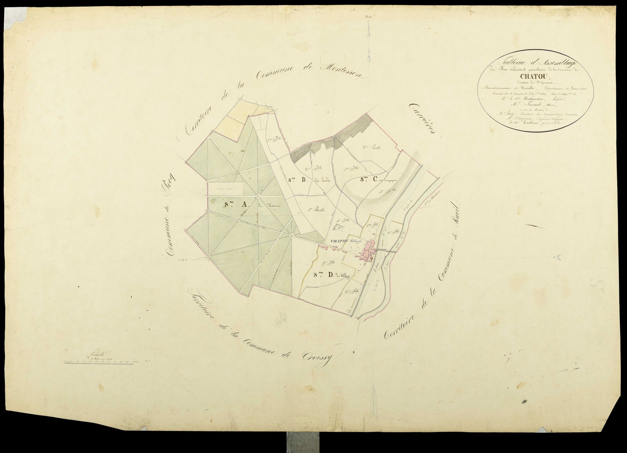Chatou - Plans de l’Administration du cadastre