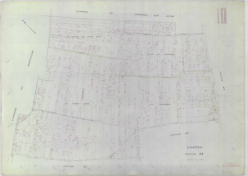 Chatou - Plans du cadastre révisé