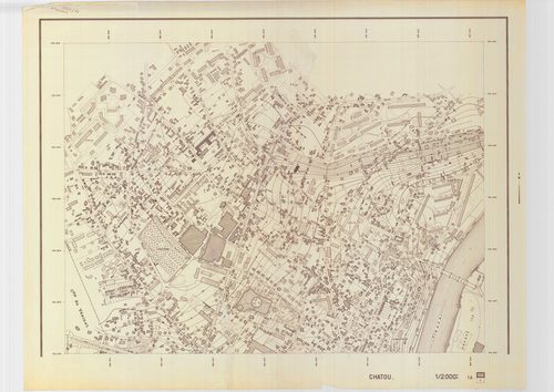 Chatou - Plans du cadastre rénové