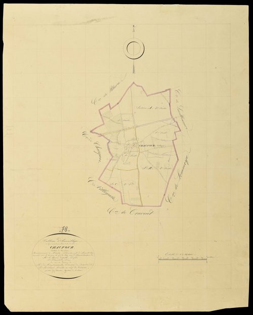 Chaufour-lès-Bonnières - Plans de l’Administration du cadastre