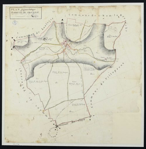 Chavenay - Plan géométrique