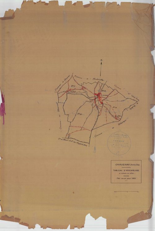 Chavenay - Plans du cadastre rénové